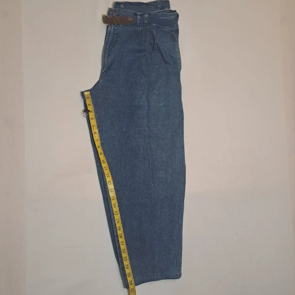 Vintage Bugle Boy‎ Men's Size 36x30 Loose Fit Blue Denim Jeans